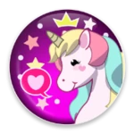 talking unicorn (chat) android application logo